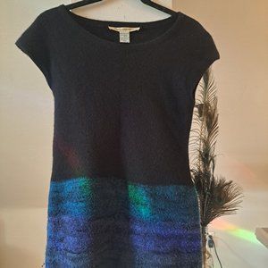 Diane Von Furstenberg Wool Angora Mini Sweater Dress
